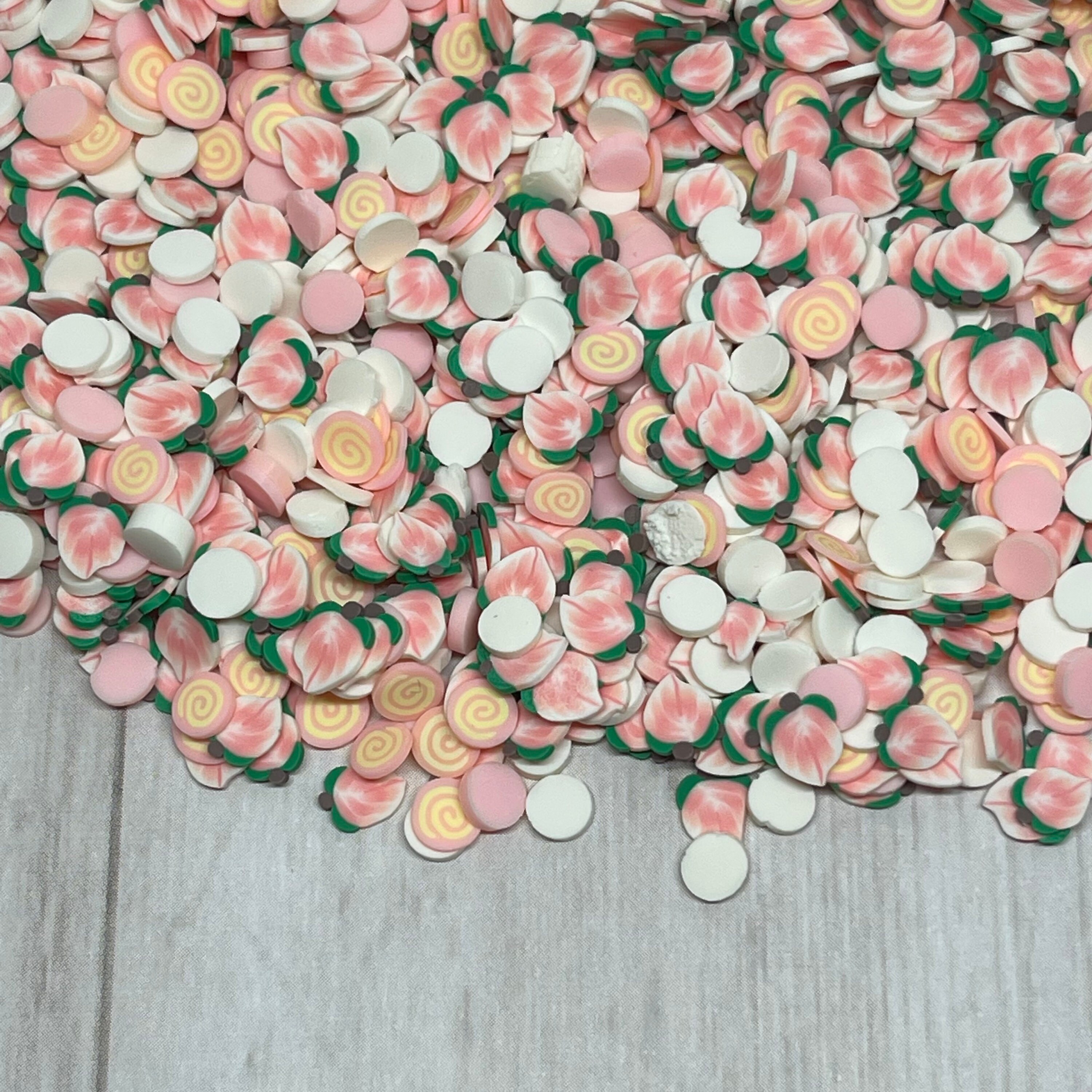 Faux Sprinkles Peach Sprinkles Fake Sprinkles Polymer Etsy