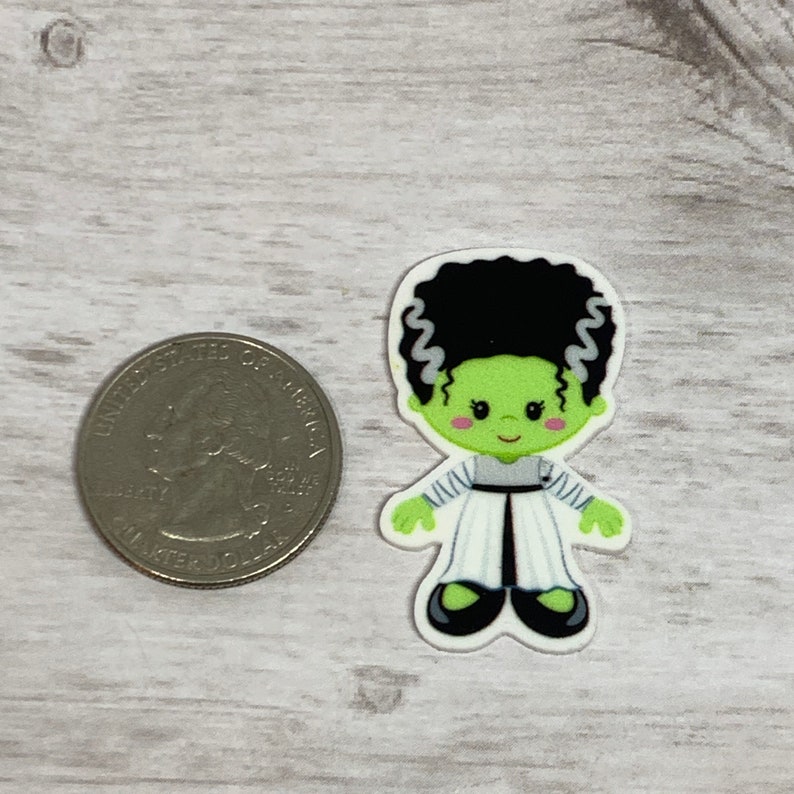 resin flatback planar resin,Frankenstein resins bride of Frankenstein cabochons Halloween resins Halloween flatbacks cabochons