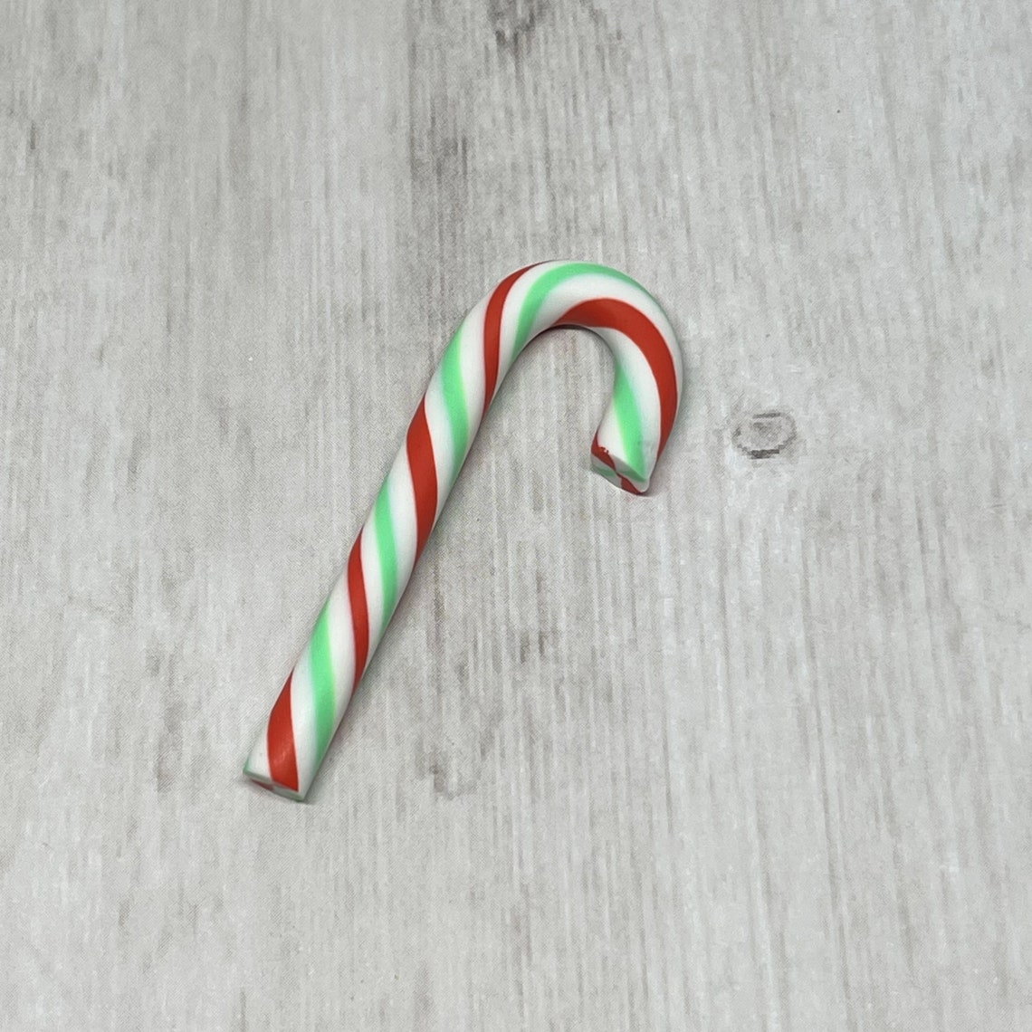 3 fake candy canes clay candy canes Faux candy canes 48 mm Etsy