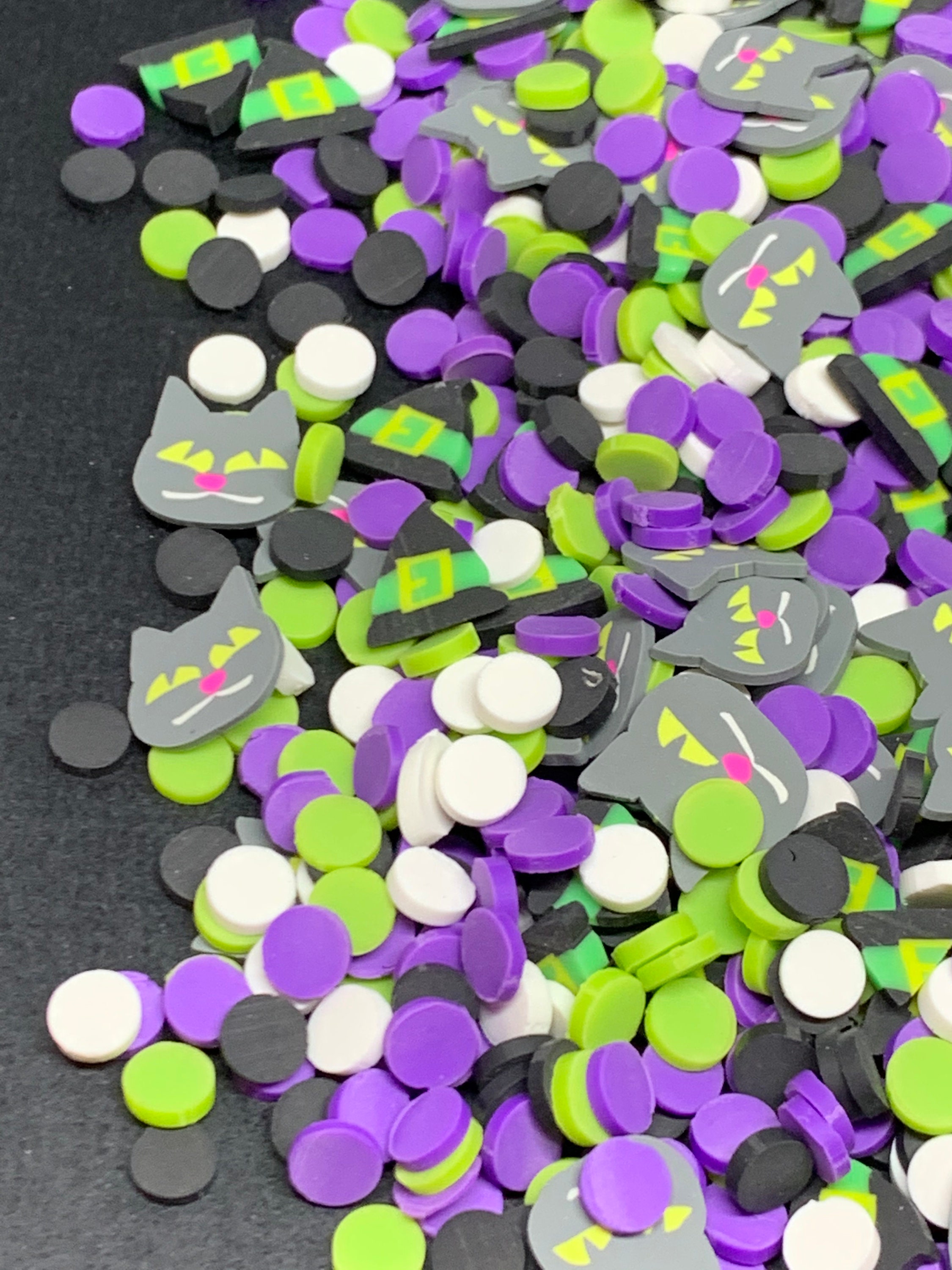 Fake Sprinkles Polymer Sprinkles Halloween Sprinkles Cats Etsy UK
