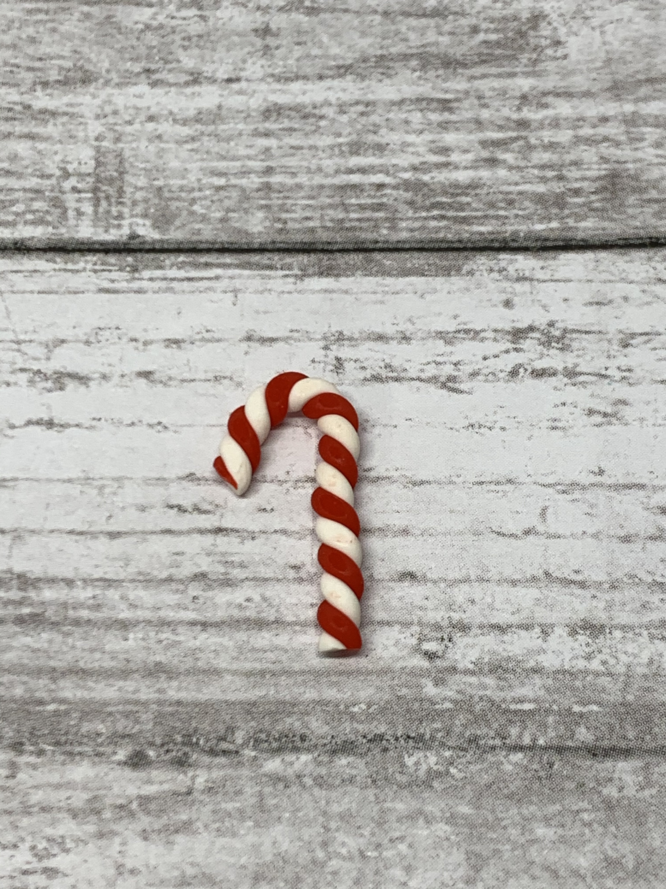 5 fake tiny candy canes clay candy canes Faux candy canes Etsy