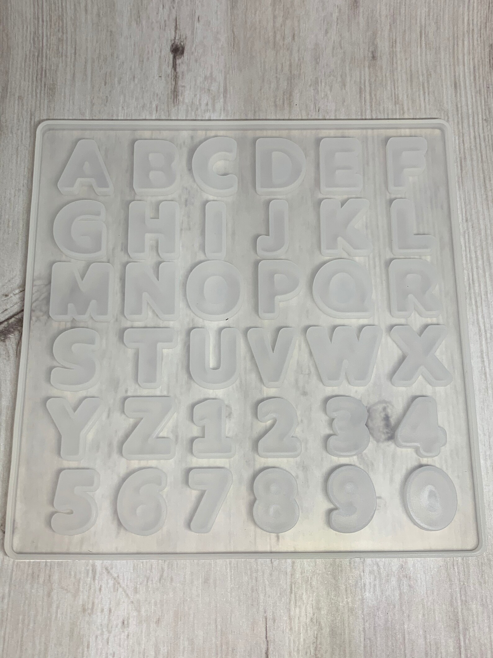 Alphabet resin molds Clearance