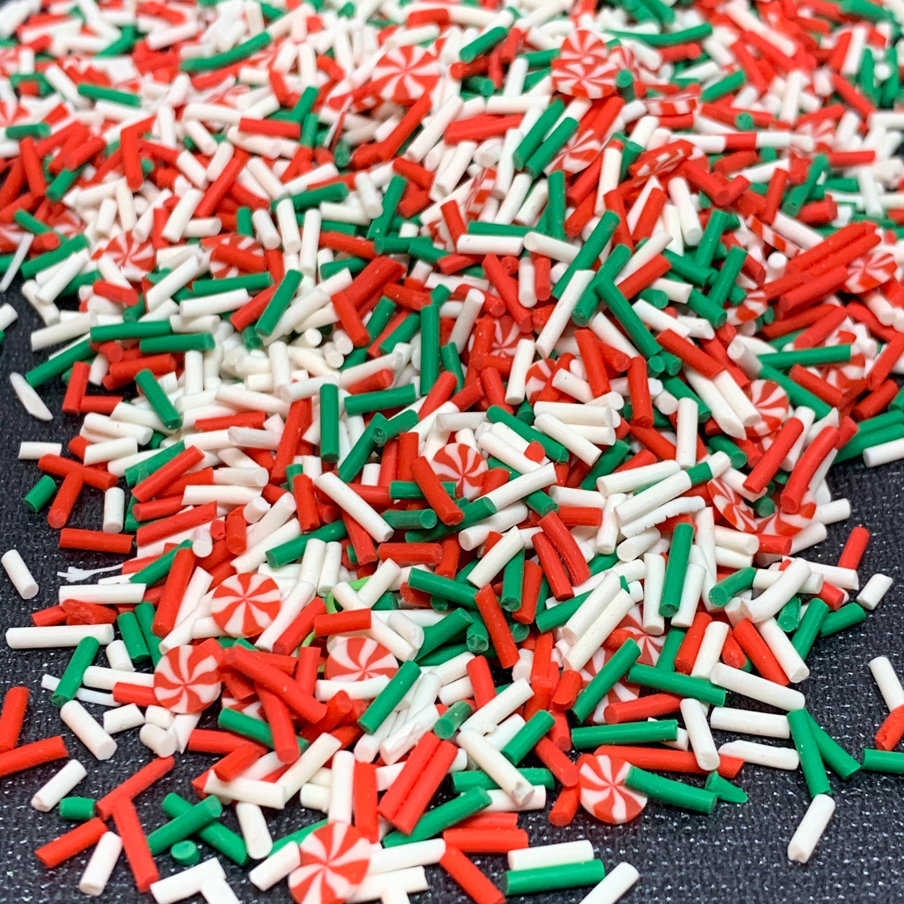 Christmas Sprinkles Fake Sprinkles Fake Bake Sprinkles Etsy