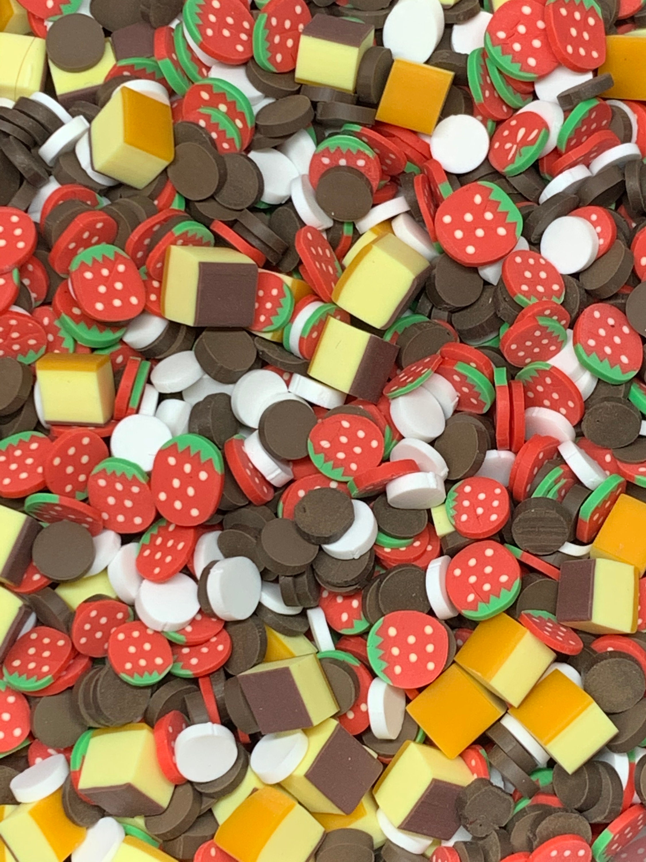 Fake Sprinkles Strawberry Sprinkles Fake Strawberries Etsy
