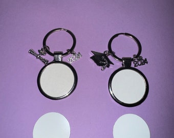 Graduation Keychains Sublimation Blank, 2024 Graduation Keychains, Graduation Keychains, Keychain