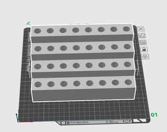 3D Pen Holder Display 32 Holes - Bling Pen Display - STL File Digital File Only
