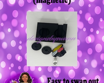 Badge Reel Interchangeable Magnetic Attachments | Interchangeable Badge Reel Attachments