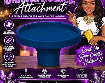 Candle Holder Attachment – 3D Print File