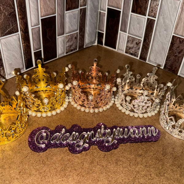 Crown Topper For Tumblers