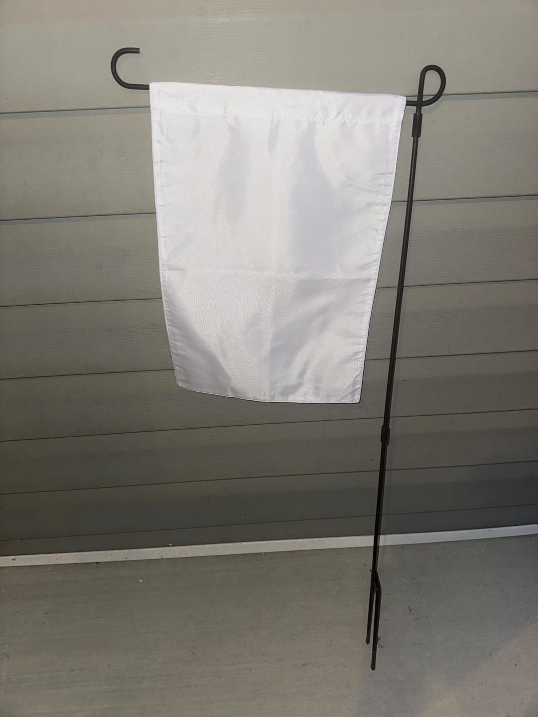 5 Pezzi Bandierine Da Giardino Sublimatiche Double-sided &ndash; Bianco 12x18 Pollici