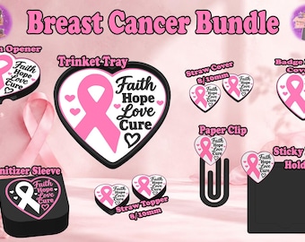 Breast Cancer Bundle | 3MF Digital Files | 3D Digital Files