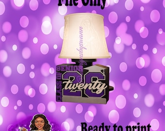 Graduation Lamp Base 3MF File | 3D File Graduation Lamp Base File | Digital File Only