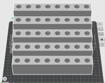 3D Pen Holder Display 40 Holes - Bling Pen Display - STL File Digital File Only
