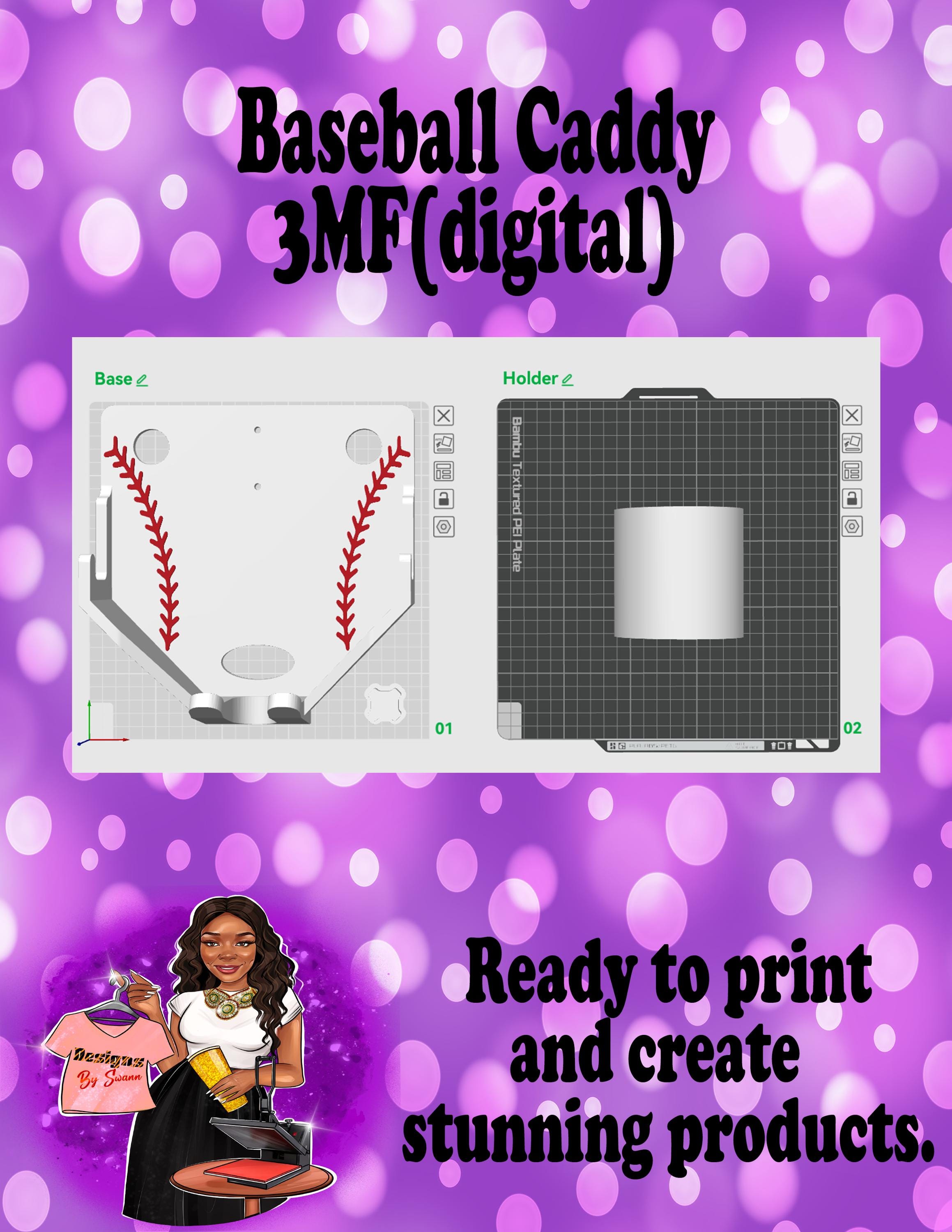 Baseball Rack Step File Baseball Caddy Digital File | Baseball Gear Organizer Digital File ...