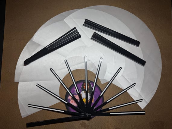 Sublimation(blank) Folding Fan | Sublimation Clack Fan | Sublimation Hand Fan | Sublimation Festival Fan