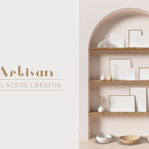 Artisan Wall Scene Creator. Artisanal Mockups. Artwork Mockups. Print Mockups. Scene Generator