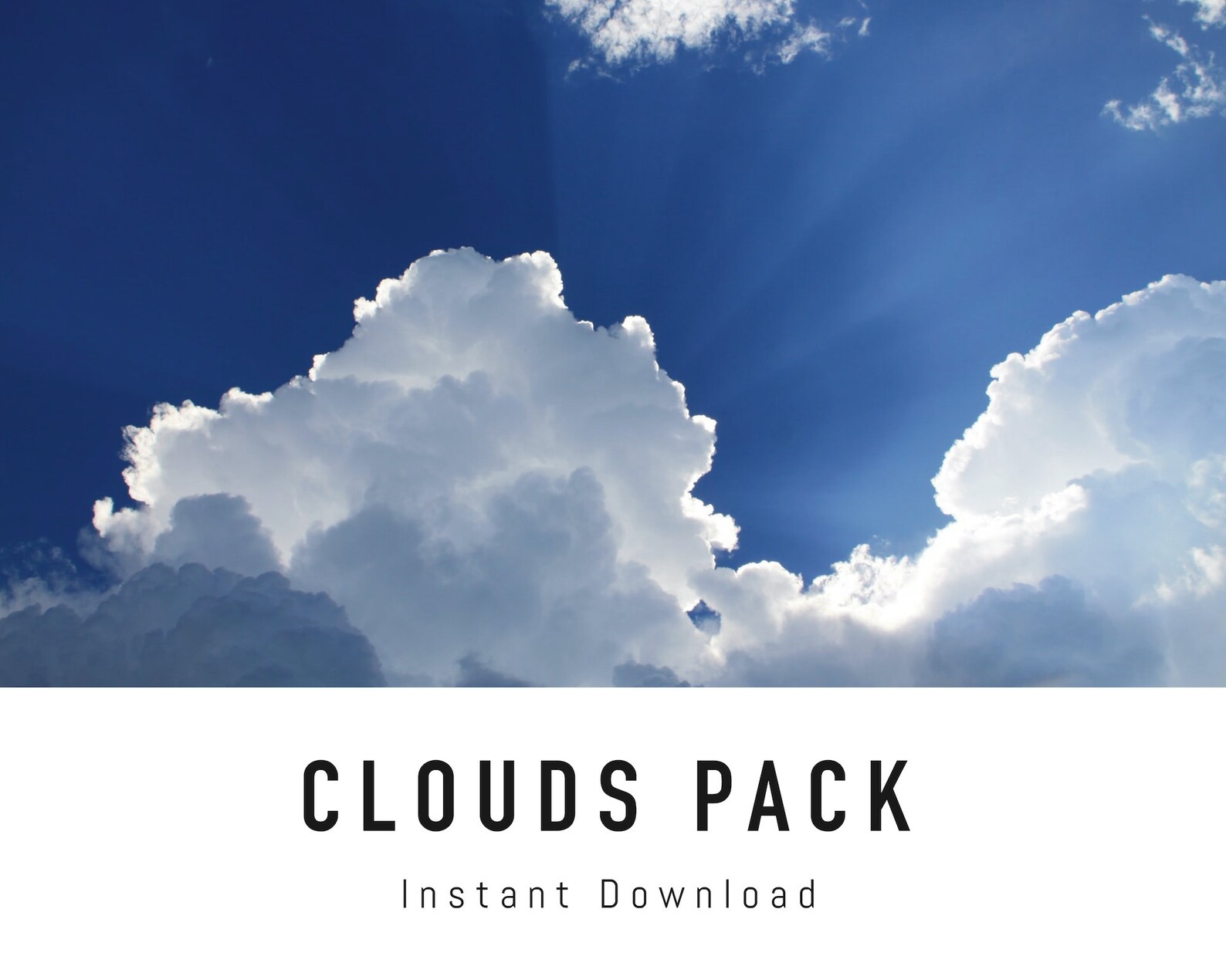 Clouds Zoom Background Pack 5 Sky Virtual Background Images for Zoom