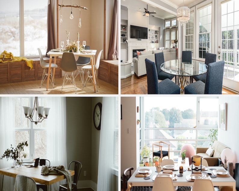 Dining Room Zoom Background SUPERPACK 12 Virtual Background Etsy Hong