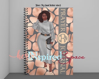 Prayer Journal, African American Journal, Bible Study, Black Woman Journal, Women Journal, Church Notes, Women Prayer, Gratitude Journal