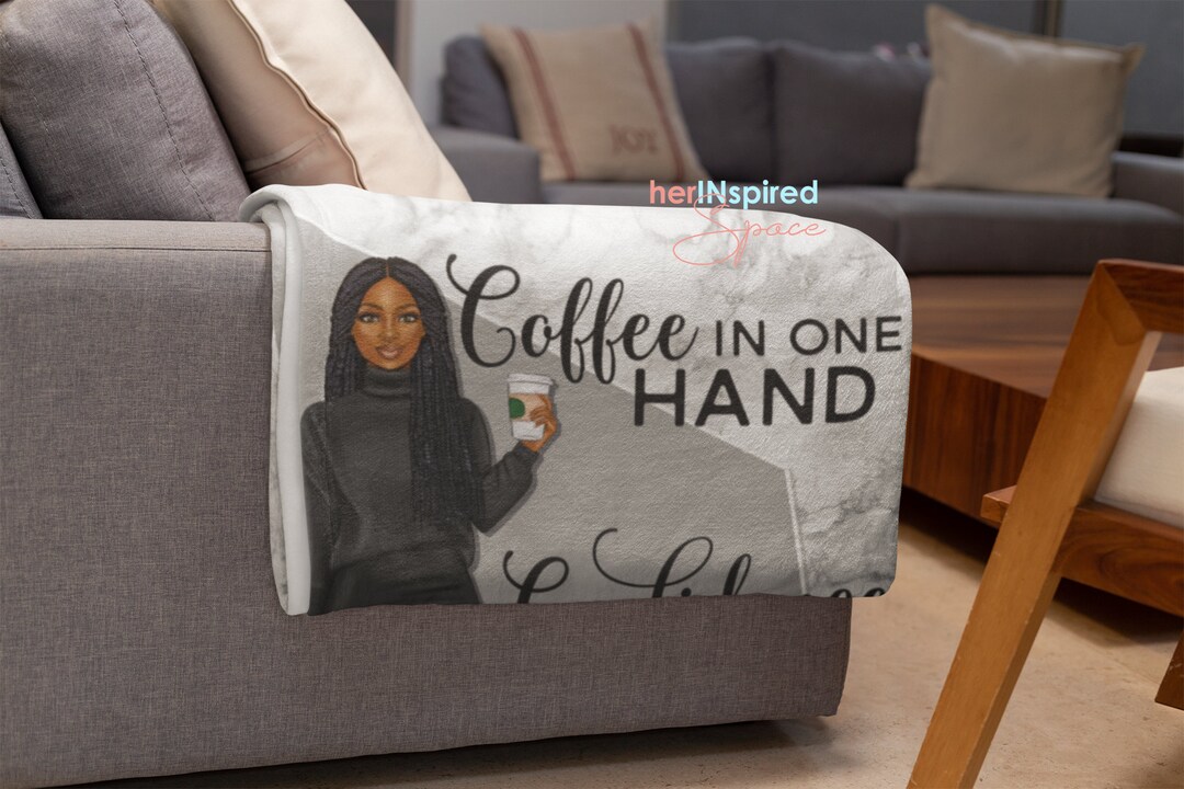 African American Blanket, Custom Printed Blanket, Throw Blanket