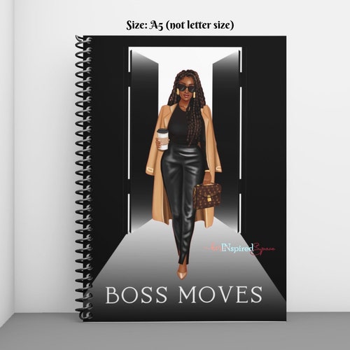 Daily Routine Boss Moves Boss Notepad Daily Notebook Boss Etsy