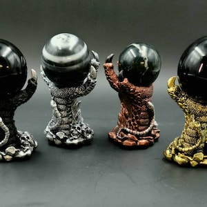 Claw Sphere Stand  - Altar Decor, Crystal, Skull, Dragon, Orb Holder,  display, Witchy Decor