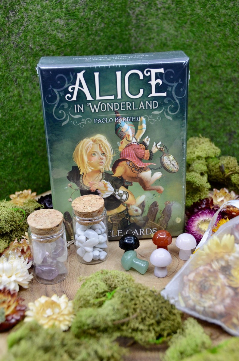White Rabbit Oracle Alice in Wonderland Oracle Card Bundle - Etsy