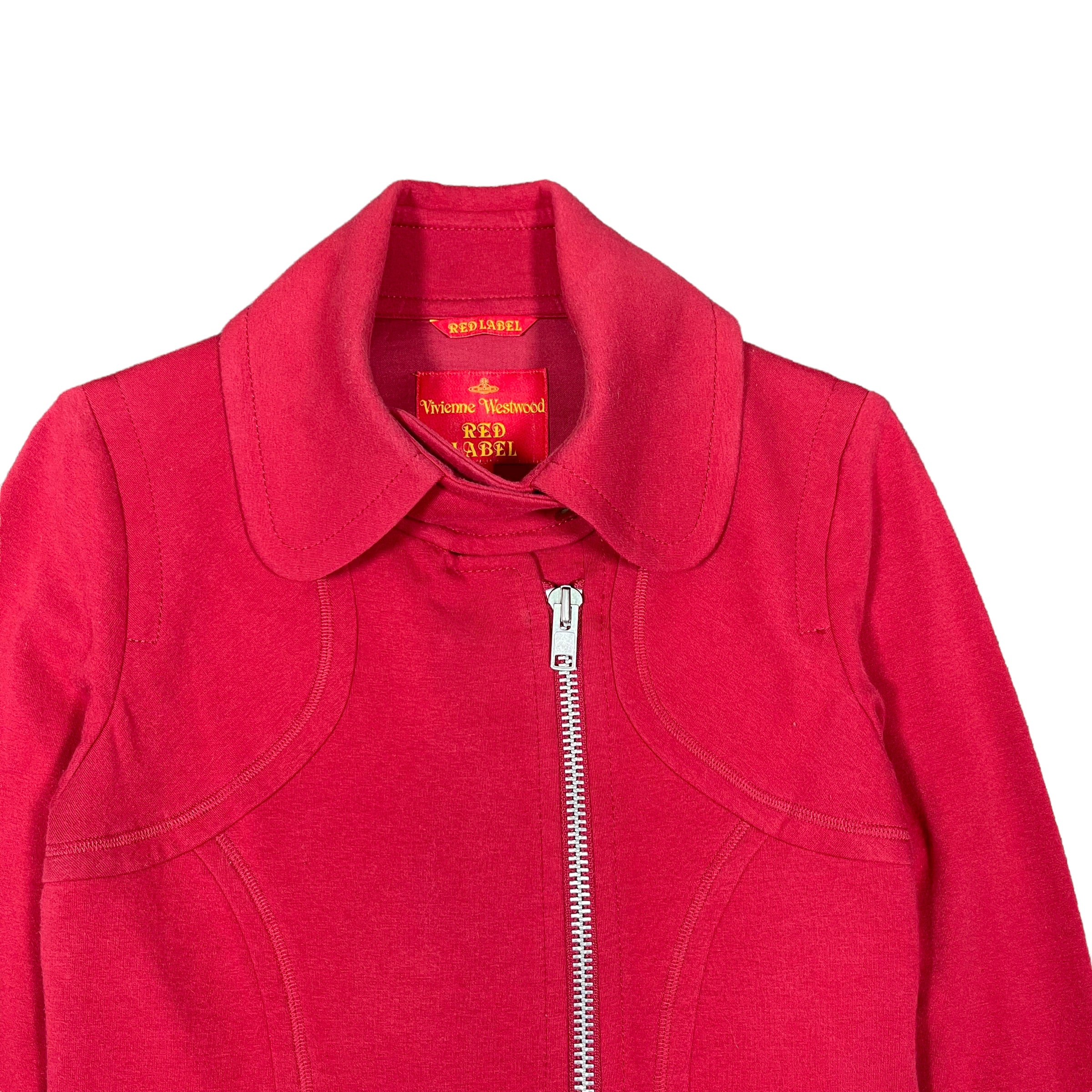 Vivienne Westwood Orb Red Label Zipper Luxury Designer Cotton