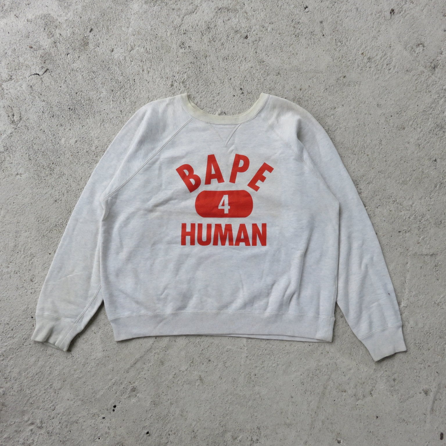 Nigo Harajuku HUMAN MADE Polar Bear Cartoon Printed Sweatshirt Men