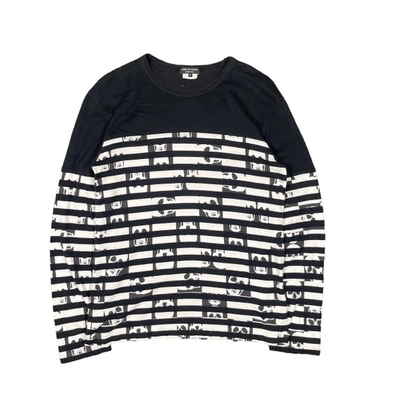 トップス \"COMME de GARCONS HOMME PLUS\"Long Sleeve Comme des Garçons Homme Plus Men's' Asymmetric Long Sleeve T-Shirt