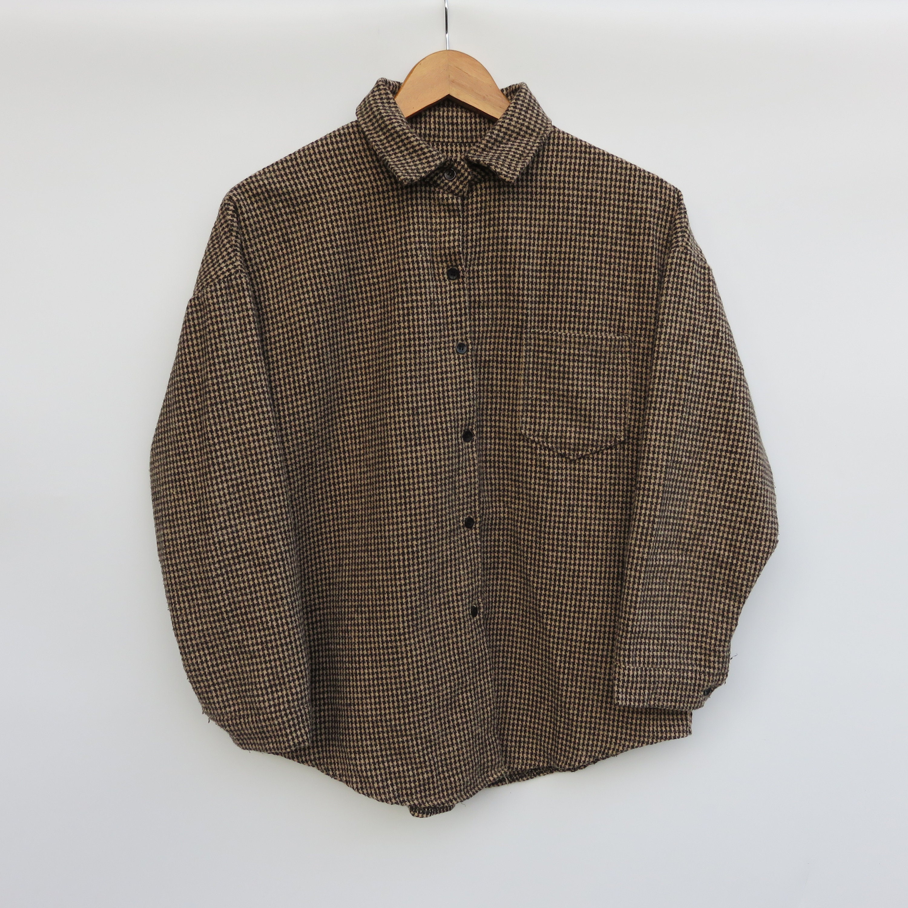 Vintage Flannel Wool Shirt Streetwear Travis Scott Style - Etsy UK