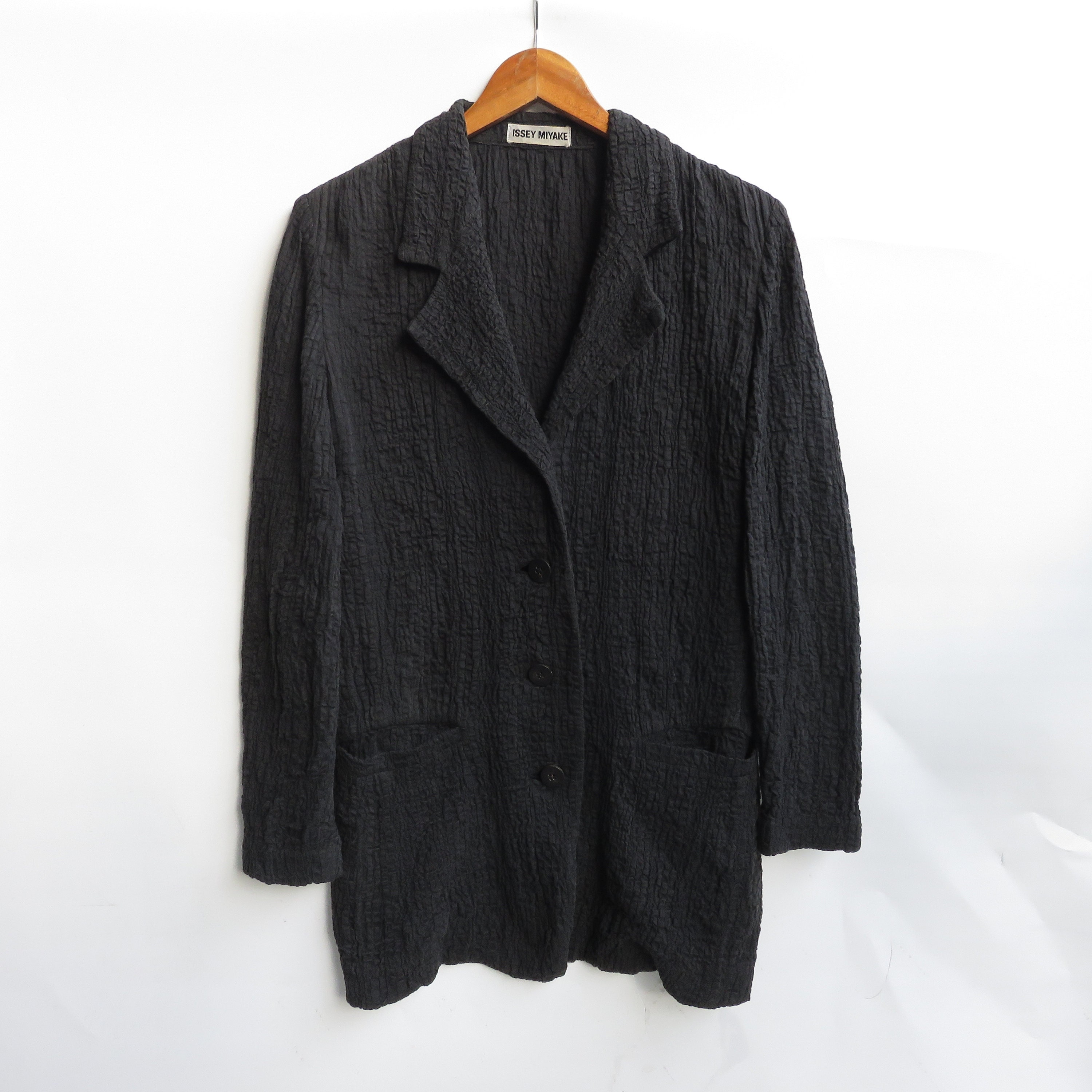 Issey Miyake Men Creased Effect Wrinkle Runaway Archive Rare 