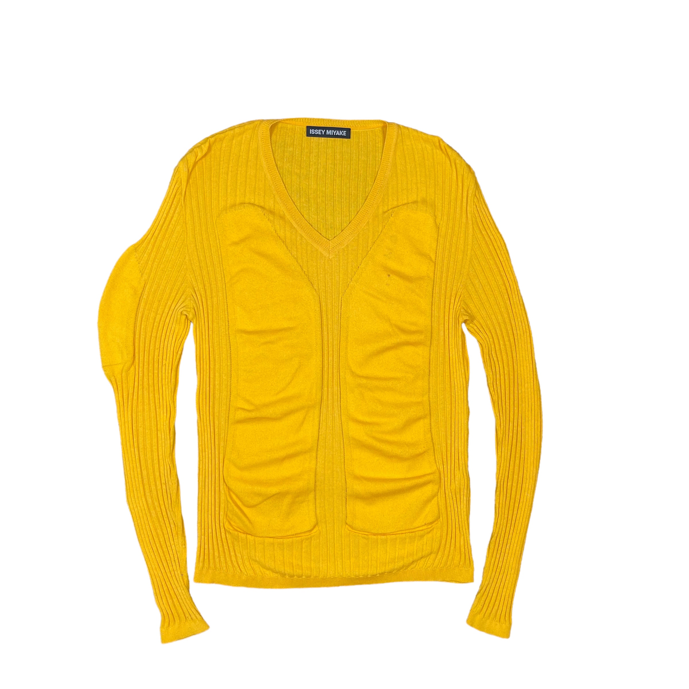 ニット+セーター like new ISSEY MIYAKE MEN Knit 80s XL Issey Miyake Men Pleat Iconic Knit Rare Archive Vintage 1980s