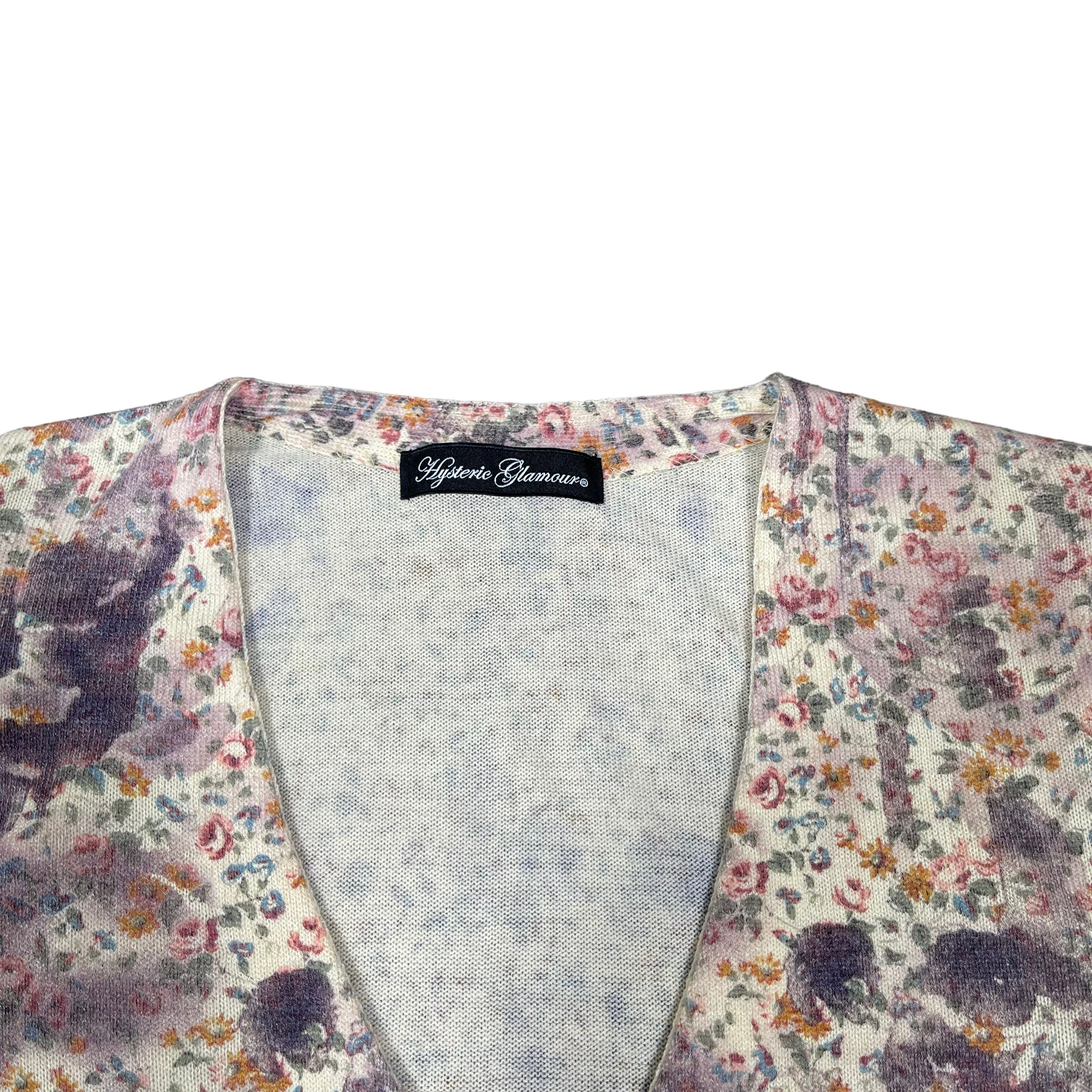 トップス HYSTERIC GLAMOUR - skull sheer cardigan Hysteric Glamour Skull Cardigan | Grailed