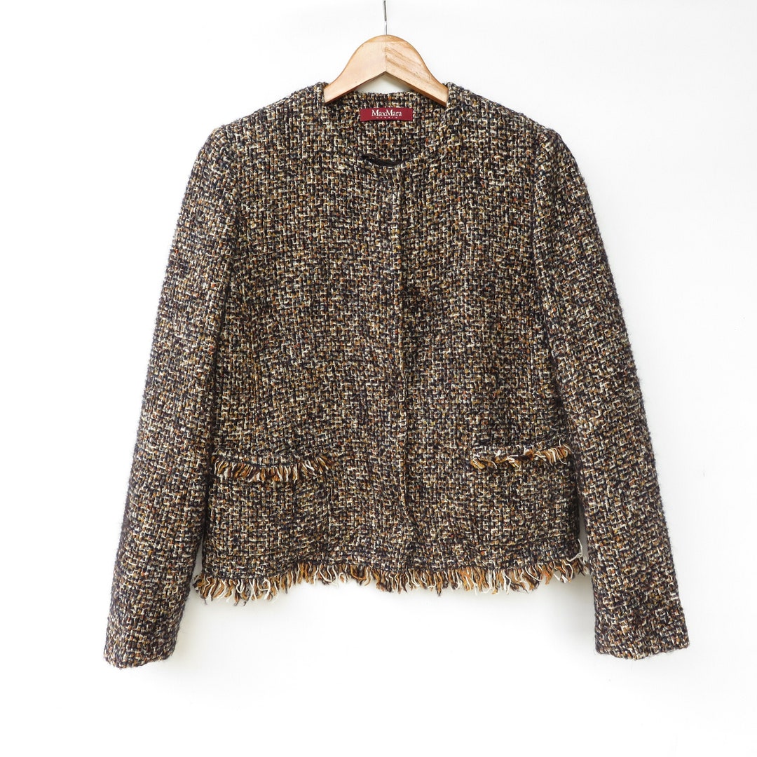 Vintage Max Mara Knit Virgin Pure Wool Knitted Sweater Avant - Etsy UK
