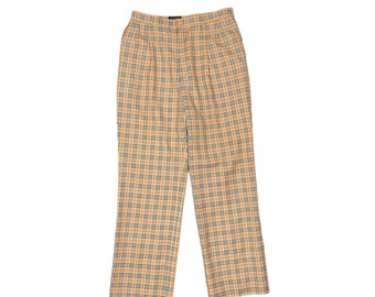 Vintage Burberry London Blue Label Japan Nova Check Trousers - Etsy display picture 1