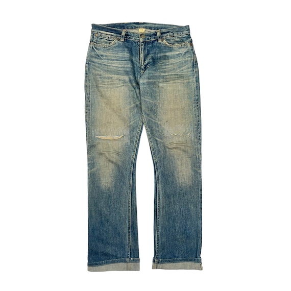 RRL Ralph Lauren Double RL Selvedge Redline Washed Distressed 
