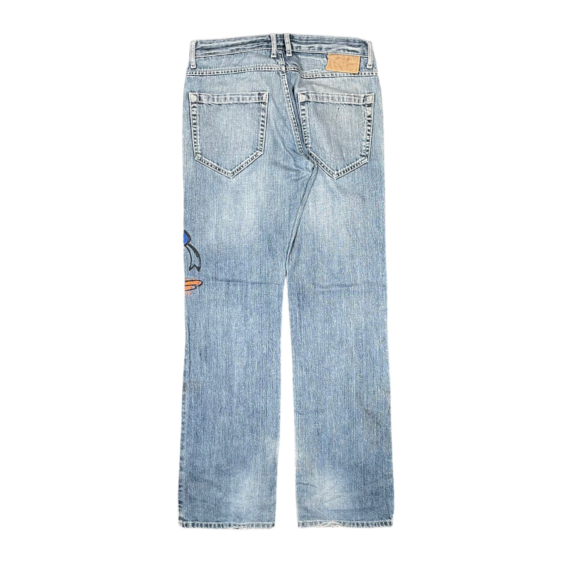 Iceberg Donald Duck ICE Straight Cut Vintage 1990s Custom Etsy