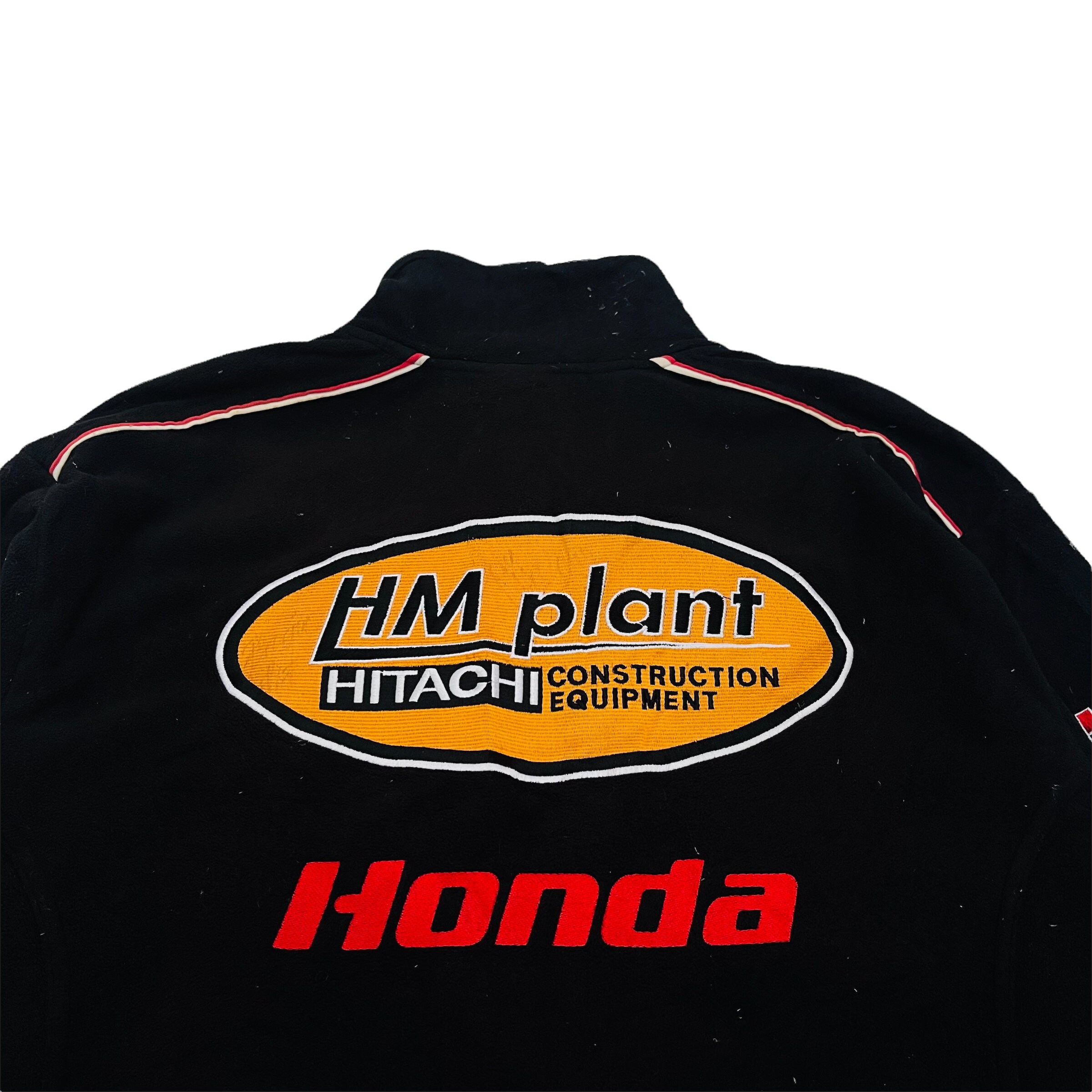 Racing Girlfriend Handler Sherpa Jacket – Premium Heavyweight Pit Crew Hoodie Orange