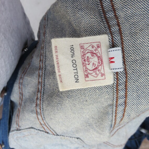 Evisu Big Logo Overall Denim Suit Grail Vintage C… - image 10