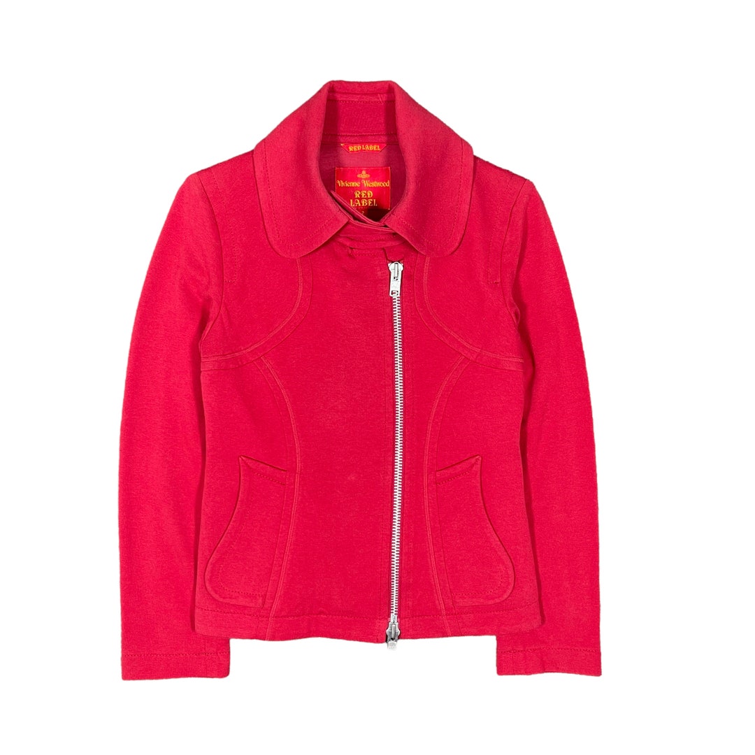 Vivienne Westwood Red Labelコットンジャケット Vivienne Westwood Orb Red Label Zipper Luxury Designer Cotton