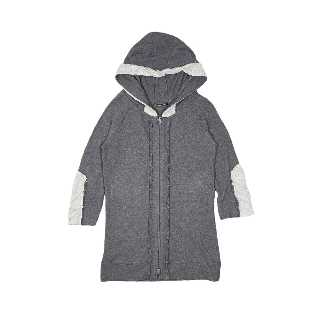 【90~00s_vintage】Y’sヨウジヤマモト WoolZipHoodie Yohji Yamamoto Y's Zipper Vintage 1990s Cotton Hoodie Japanese