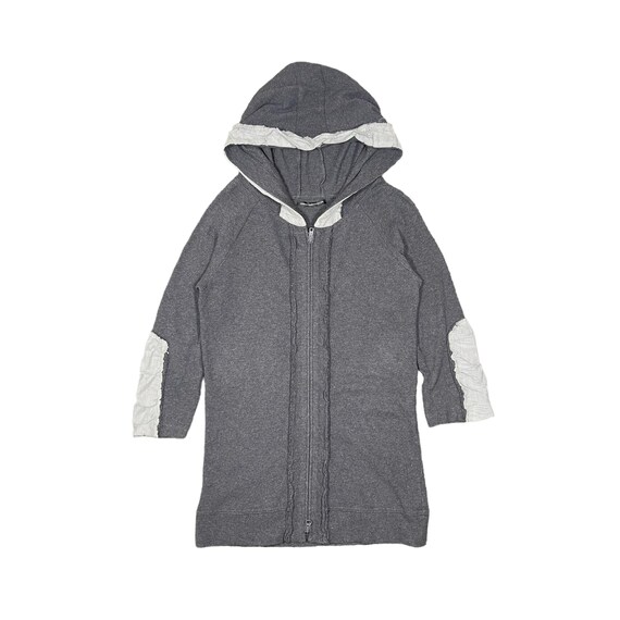 【90~00s_vintage】Y’sヨウジヤマモト WoolZipHoodie Yohji Yamamoto Y's Zipper Vintage 1990s Cotton Hoodie Japanese