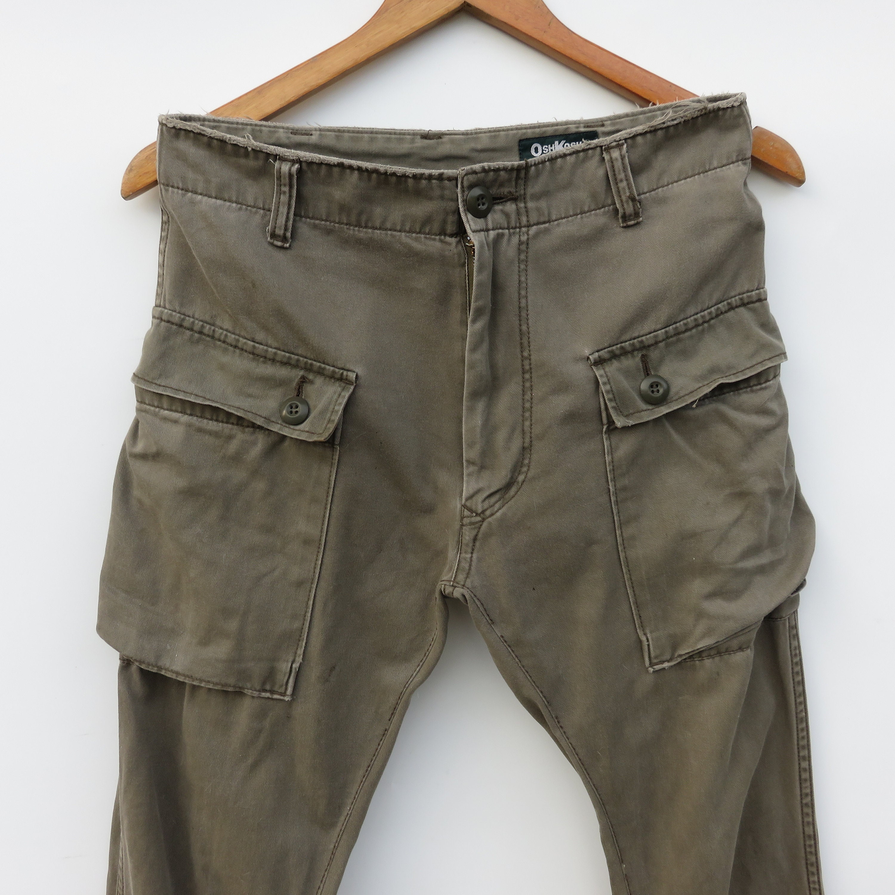 Vintage Rare Cargo Pants Oshkosh Military Utility Dope Multi | Etsy
