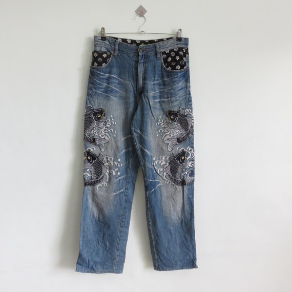 Fish cut cheap jeans