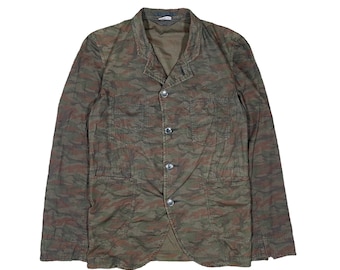 Comme Des Garcons CDG FW08 Fall Winter Camouflage Utility Camo Military Army Rei Kawakubo Jacket Japan Vintage 2000s Men Women Size Small