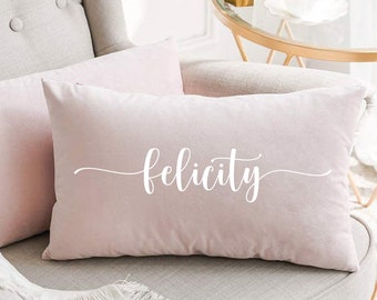 custom name pillows