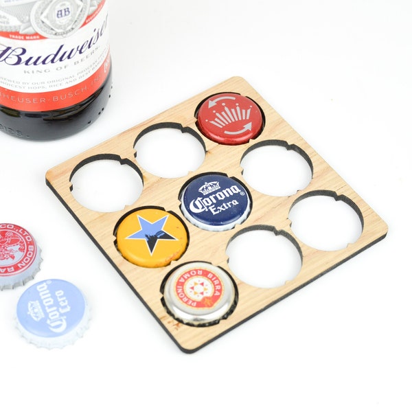 Beer Cap Coaster I Beer Bottle Cap Coaster Gift Craft Beers Gifts For Him Gifts For Beer Lover Fathers Day Gift Idea Drinks Dad Gift For Him