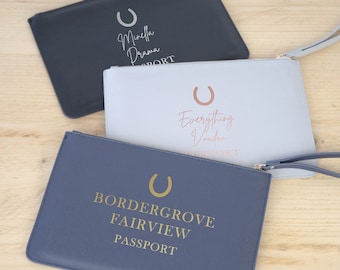 Personalised Horse Passport Case/Holder I Equestrian Gift, Pony Passport, Horse Passport