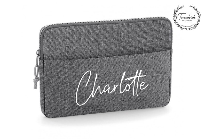Personalised Laptop Bag University Gift Laptop Case Initial Etsy